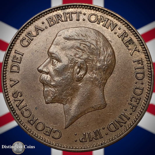 Great Britain 1928 Penny 1d GB7087