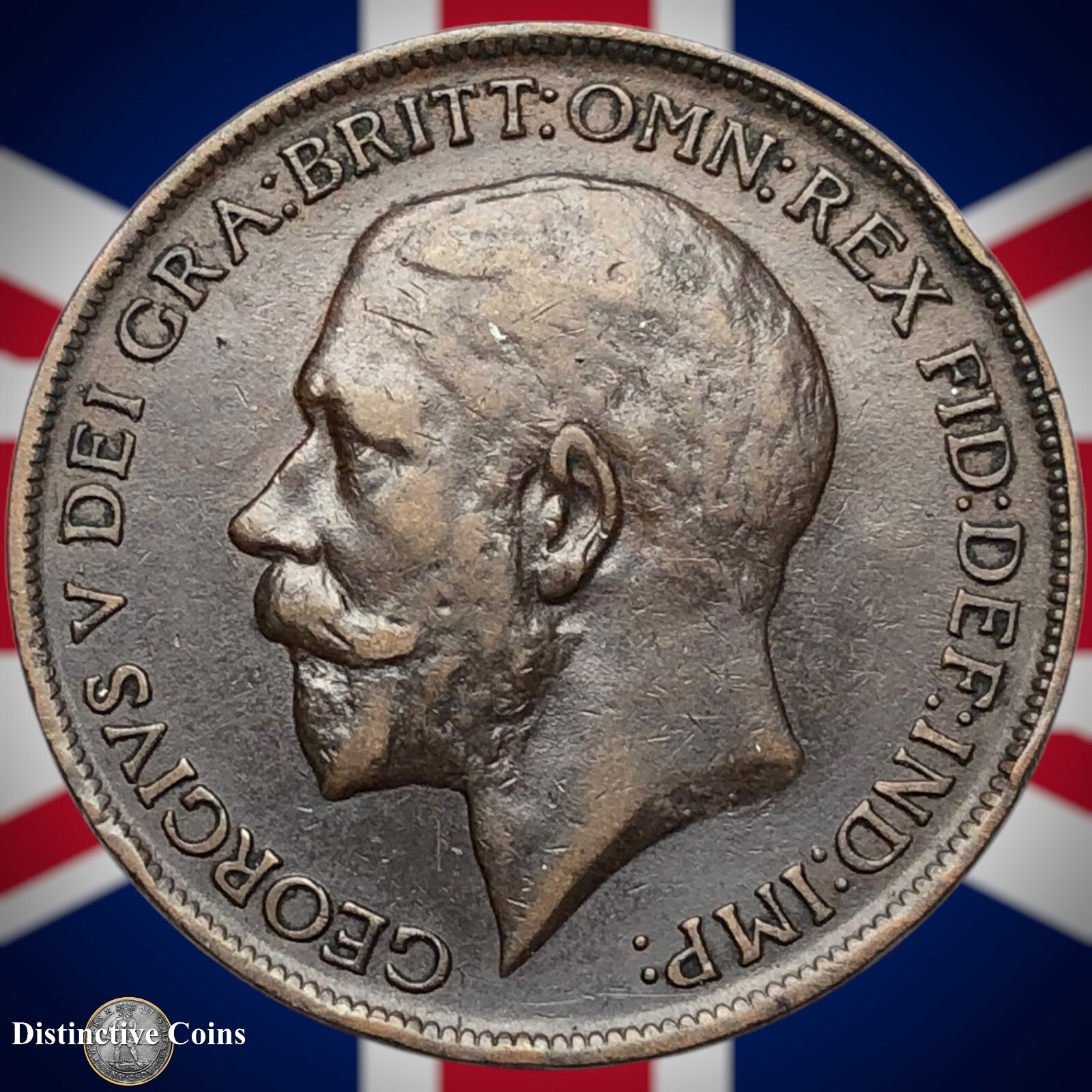 Great Britain 1911 Penny 1d GB6740