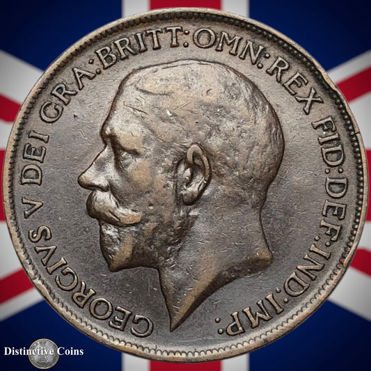 Great Britain 1911 Penny 1d GB6740