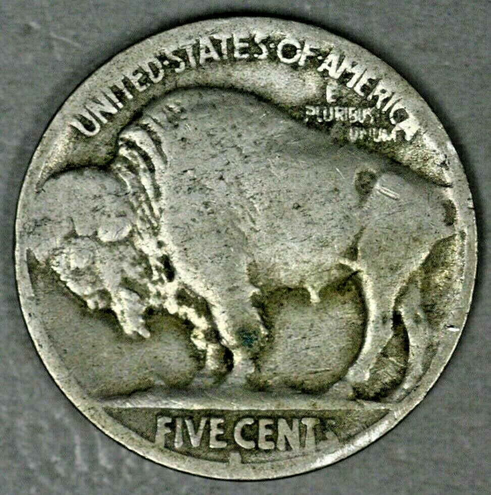 US 1914 D Buffalo Nickel Weak Date  A2922