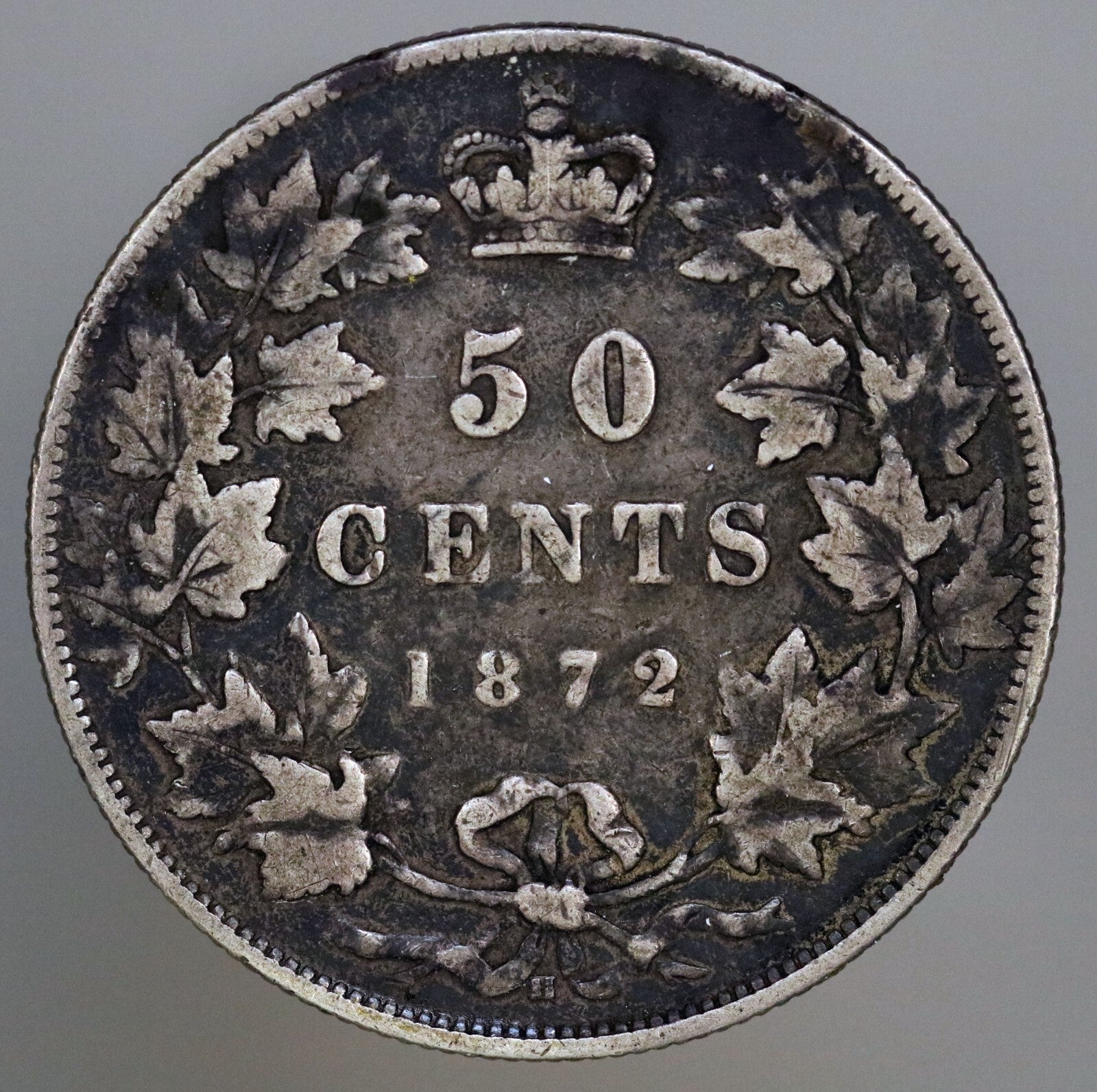 Canada 1872 50 Cents KM# 6 D053
