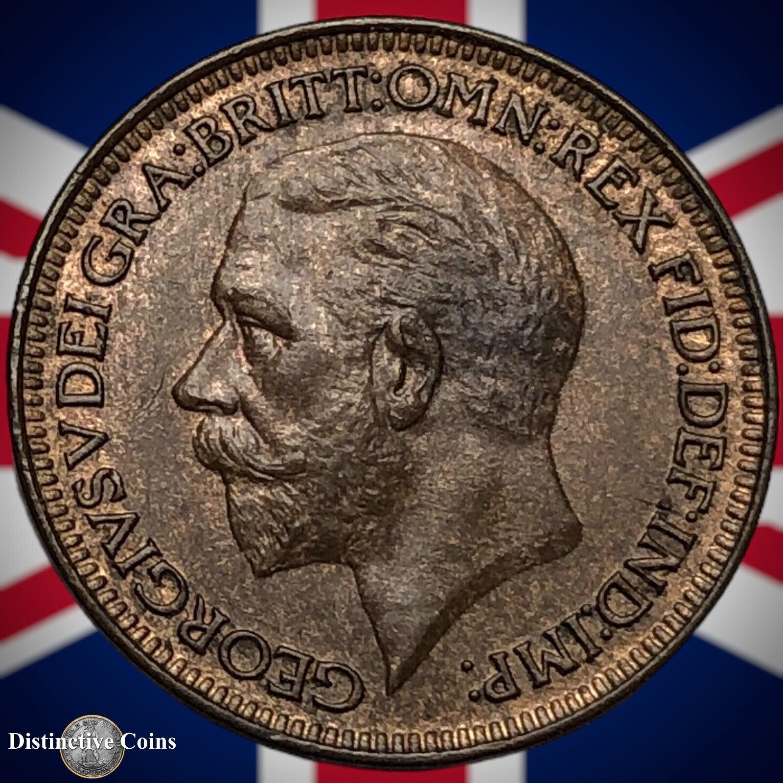 Great Britain 1928 Farthing 1/4d GB4864