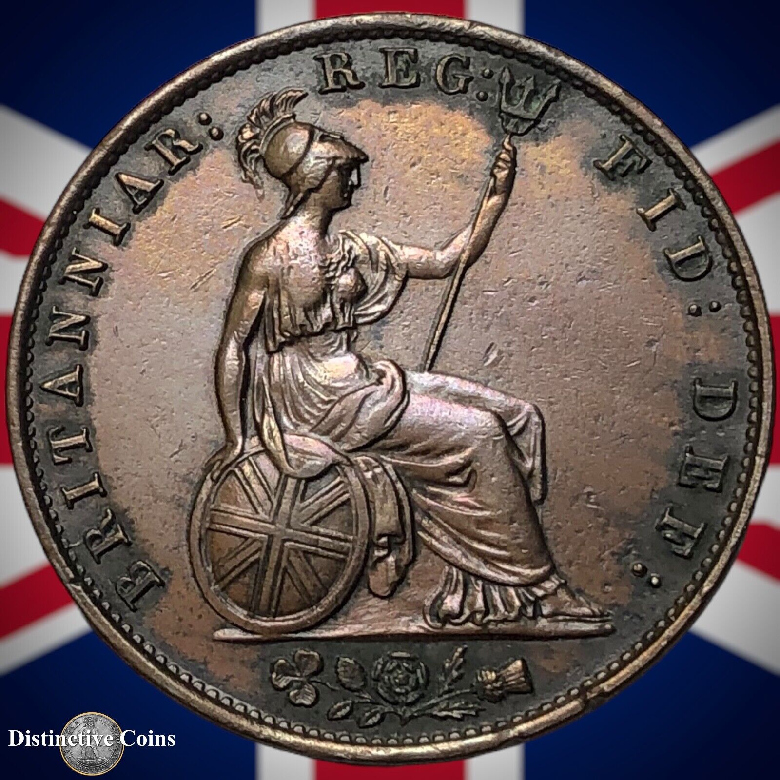 Great Britain 1838 Half Penny 1/2d GB5231