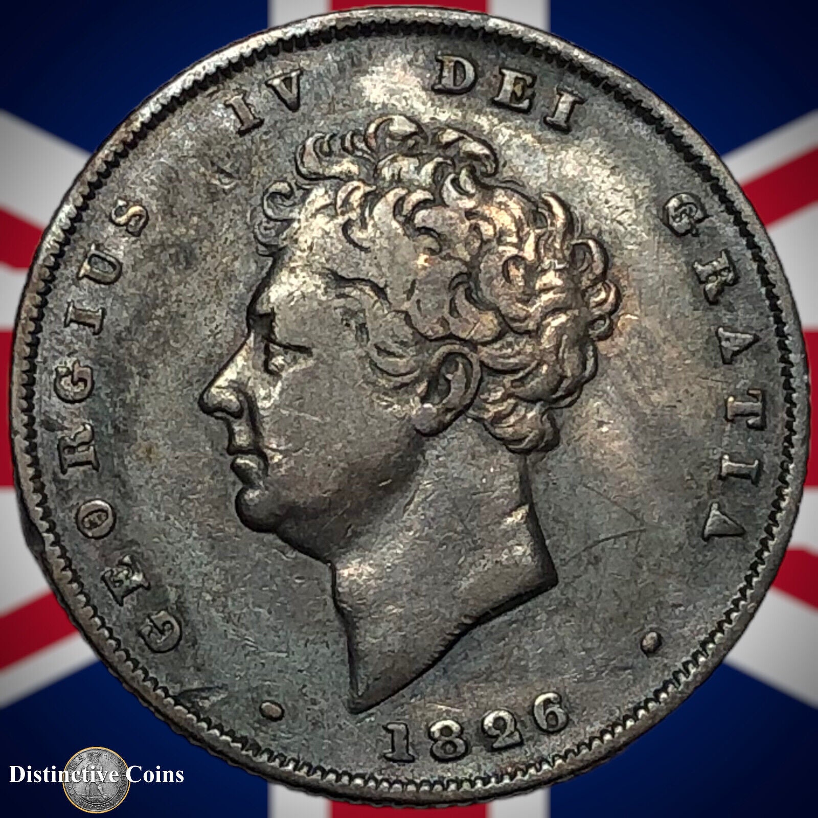 Great Britain 1826 British One Shilling GB0078