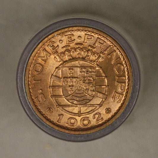 St. Thomas and Prince 1962 20 centavos unc