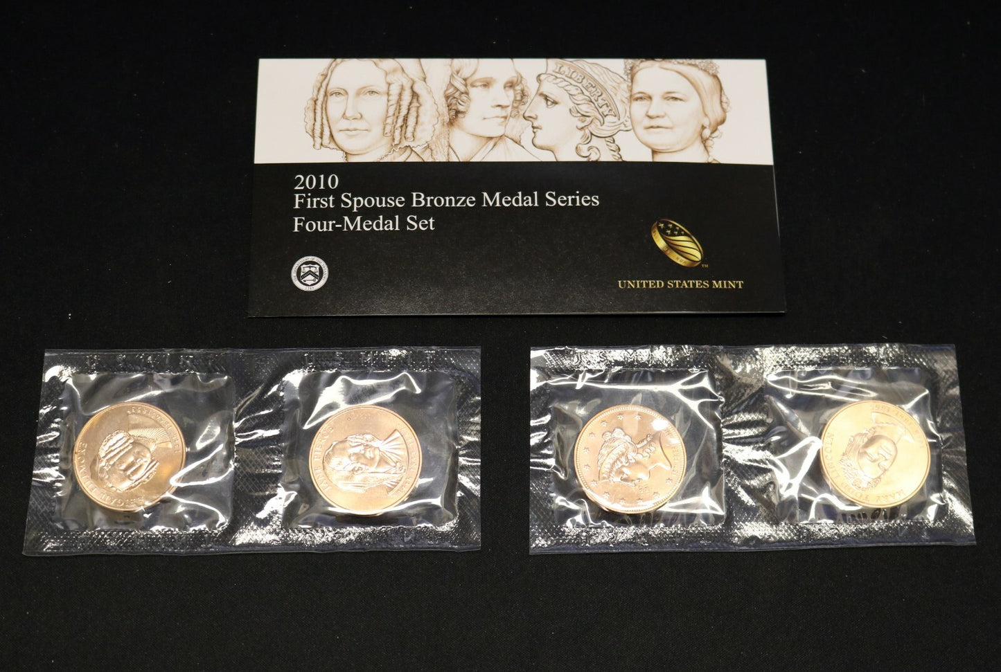 Lot of 3 First Spouse Bronze Medal Series (x2 2010, x1 2011)  B450