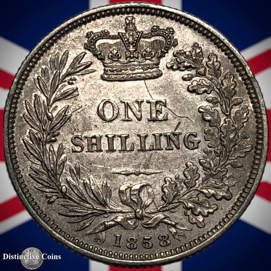 Great Britain 1858 British One Shilling GB0238
