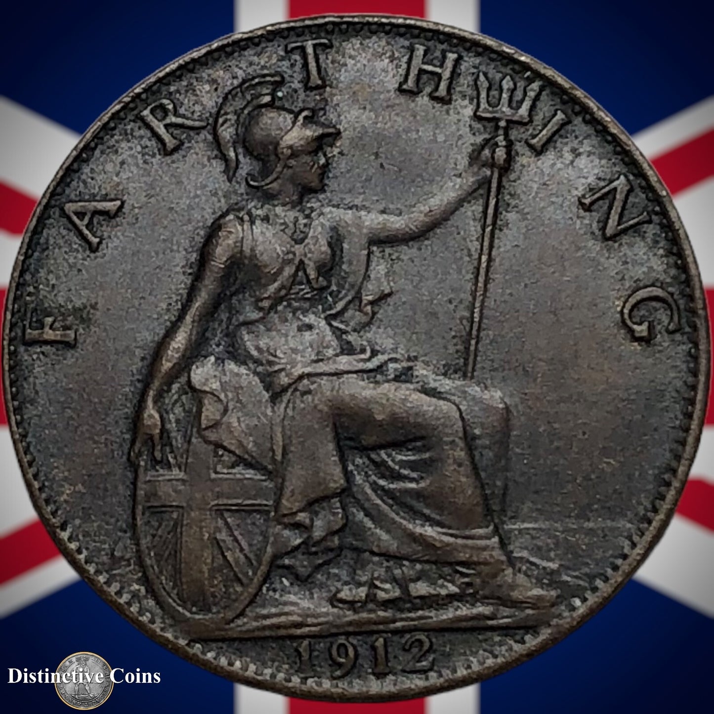 Great Britain 1912 Farthing 1/4d GB4649