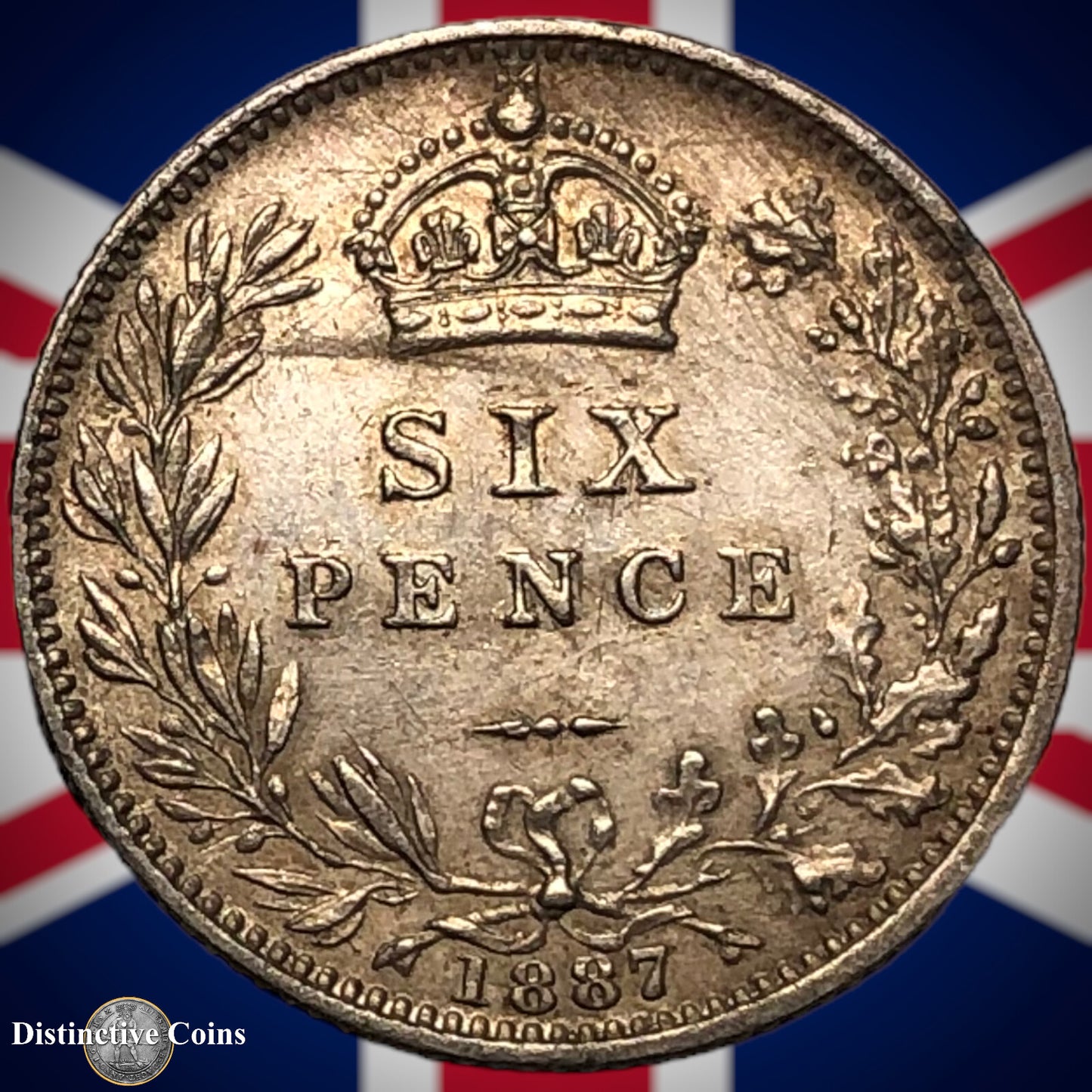 Great Britain 1887 Six Pence GB2697