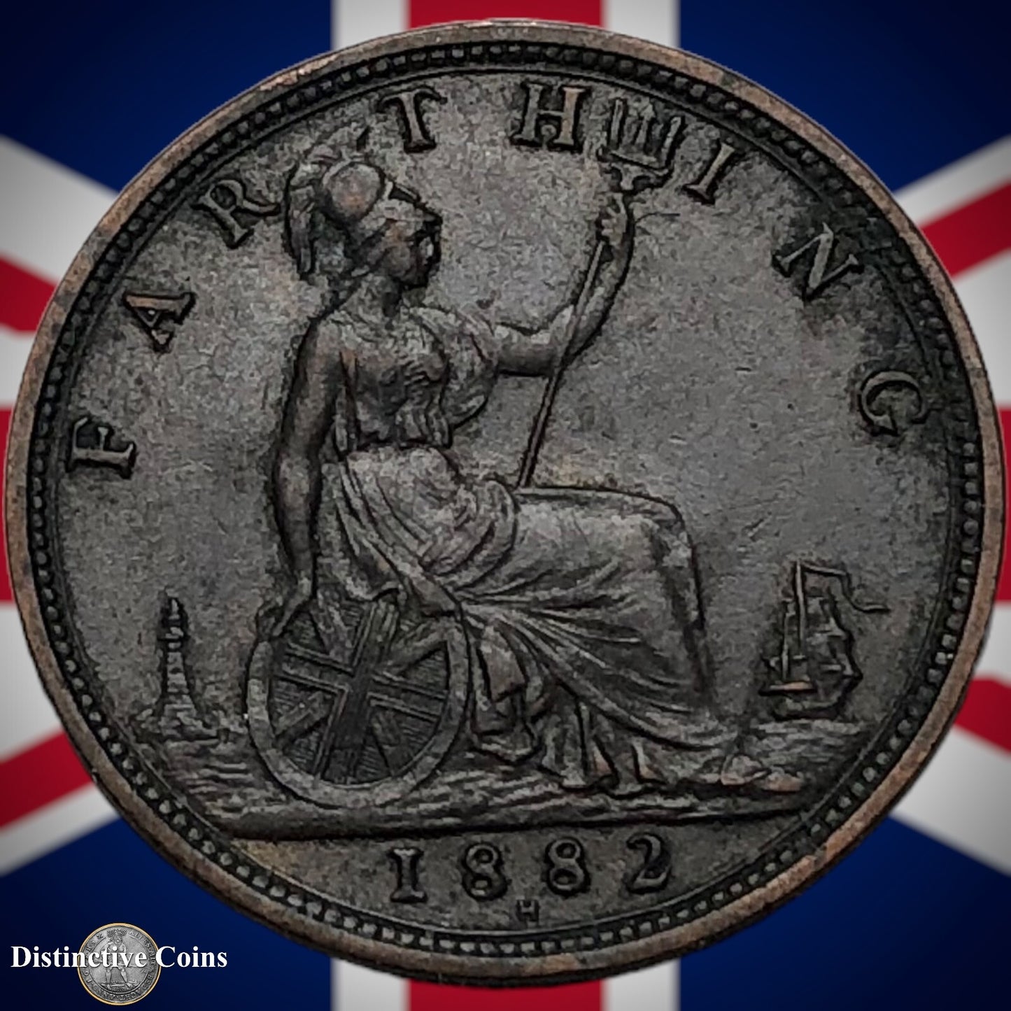 Great Britain 1882 H Farthing 1/4d GB4045