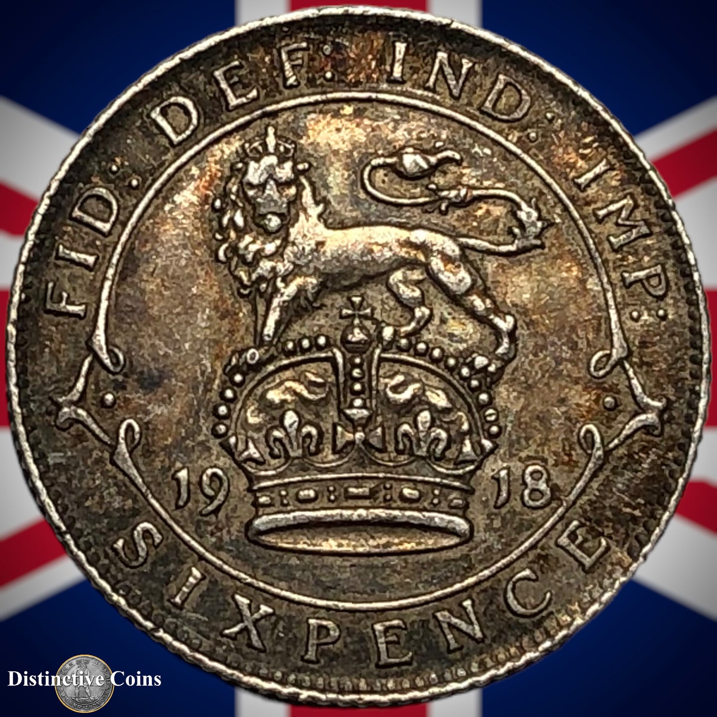 Great Britain 1918 Six Pence GB1624