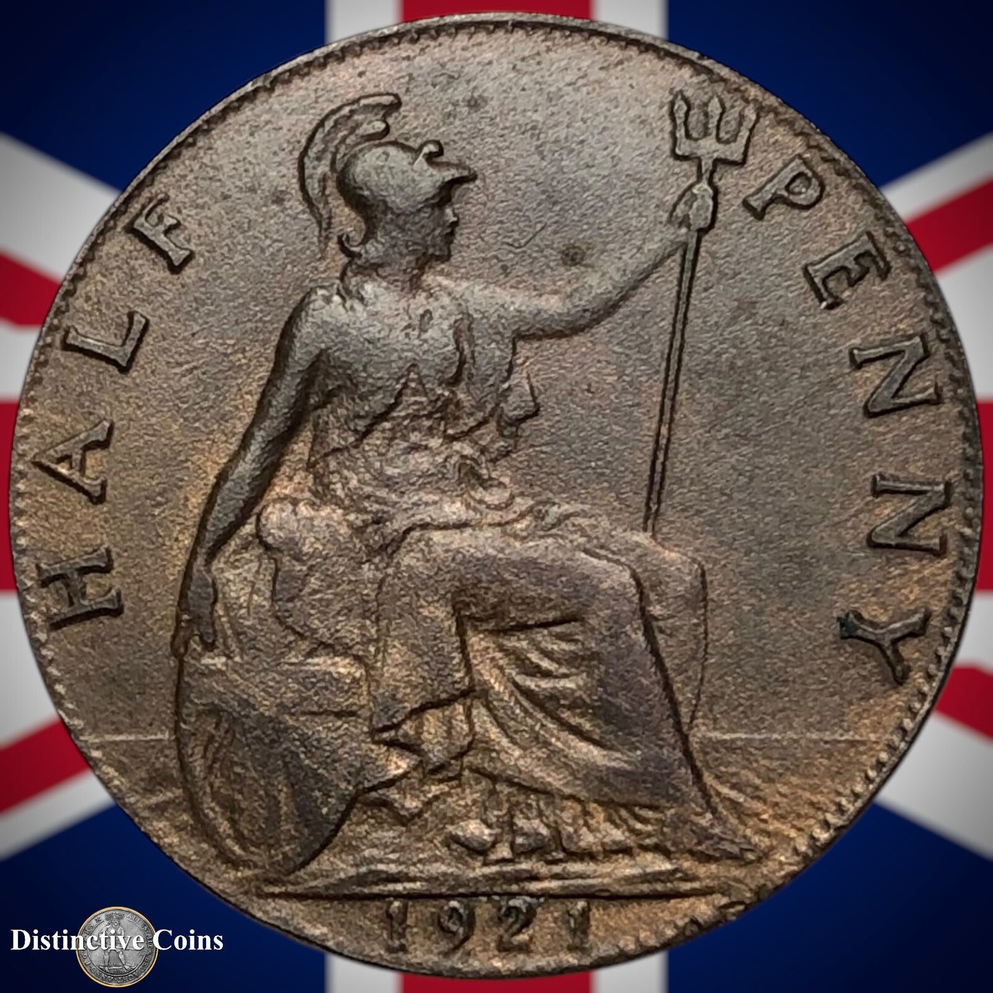 Great Britain 1921 Half Penny 1/2d GB5883