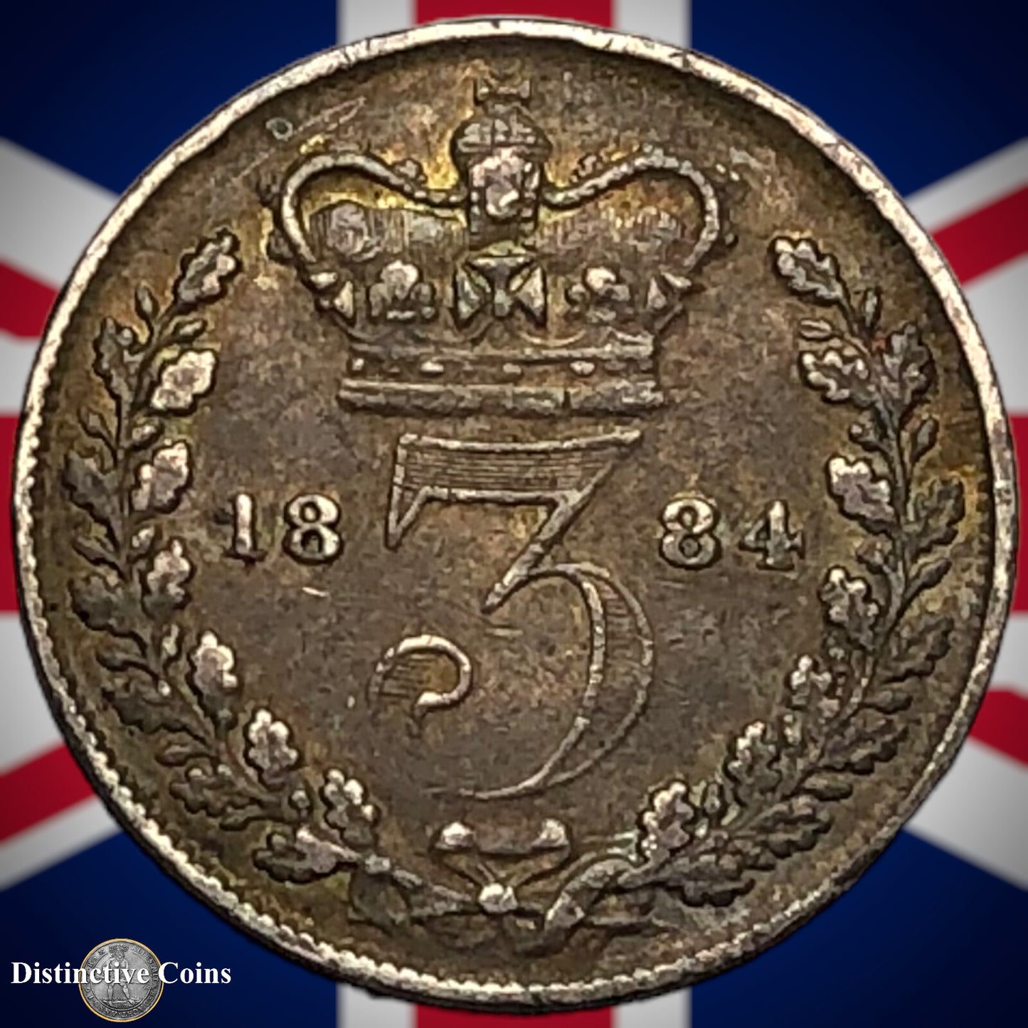 Great Britain 1884 Three Pence GB1937