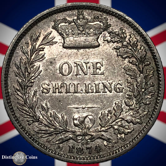 Great Britain 1874 British One Shilling GB0352