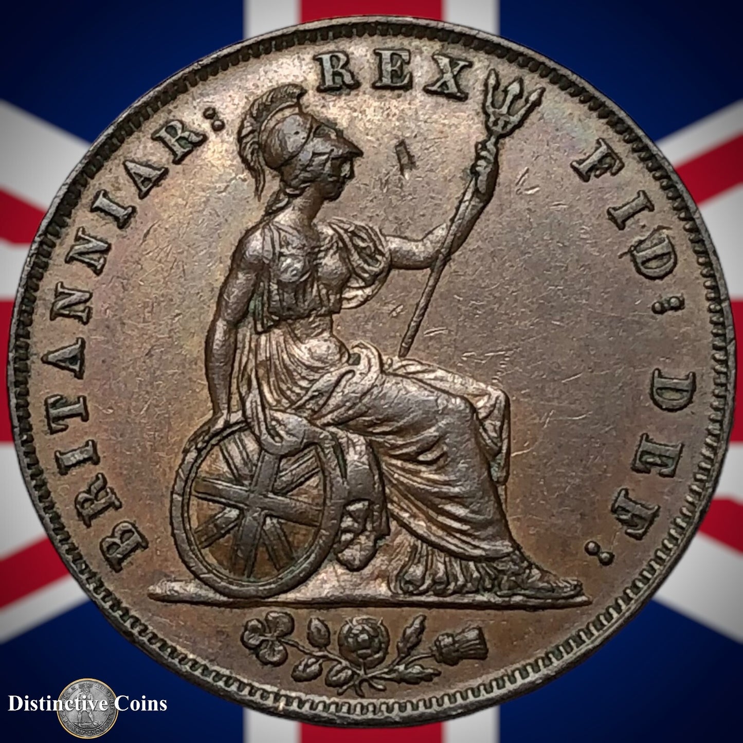 Great Britain 1826 Half Penny 1/2d GB5206