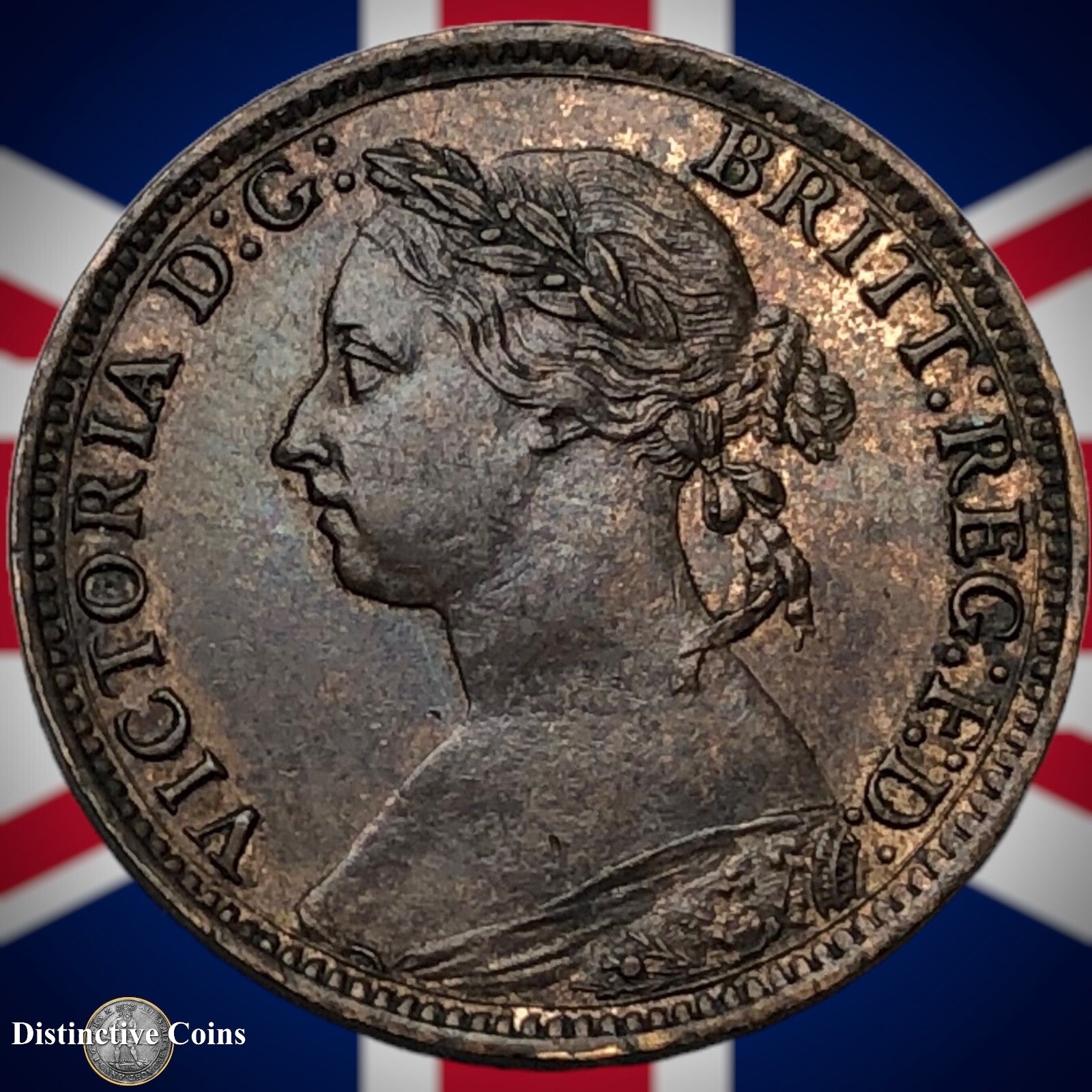 Great Britain 1884 Farthing 1/4d GB4120