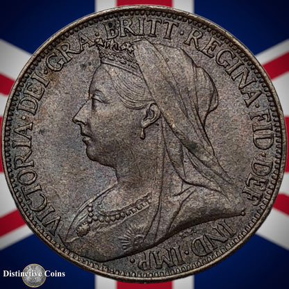 Great Britain 1901 Farthing 1/4d GB4499