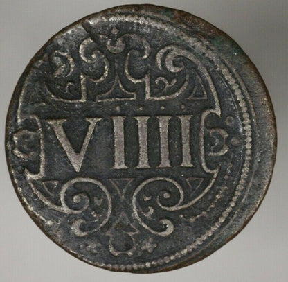 Osnabruck City 1625 9 Pfennig Unusual Denomination VF Slightly Bent   A2735