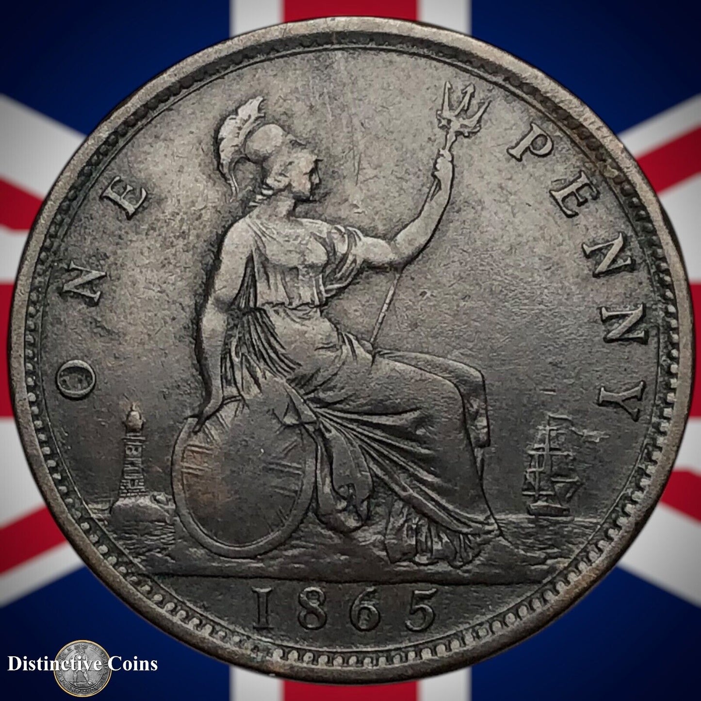 Great Britain 1865 Penny 1d GB6275