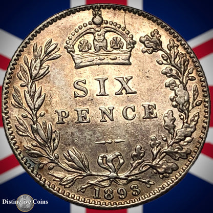 Great Britain 1893 Six Pence GB2777