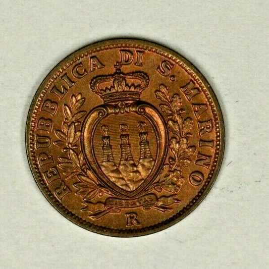 San Marino 5 Centesimi 1938-R   A1201