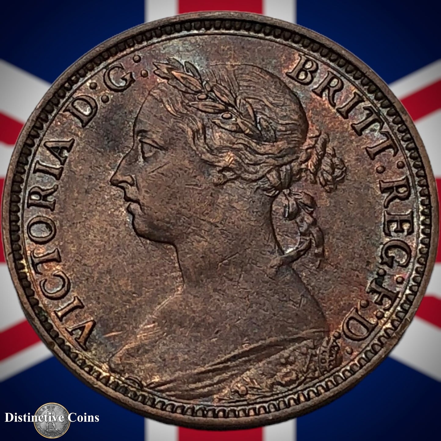 Great Britain 1881 H Farthing 1/4d GB4013
