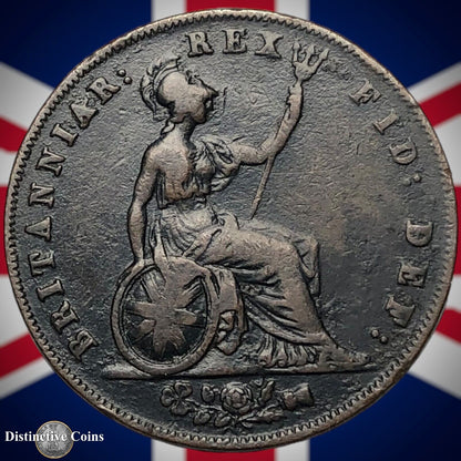 Great Britain 1826 Half Penny 1/2d GB5194