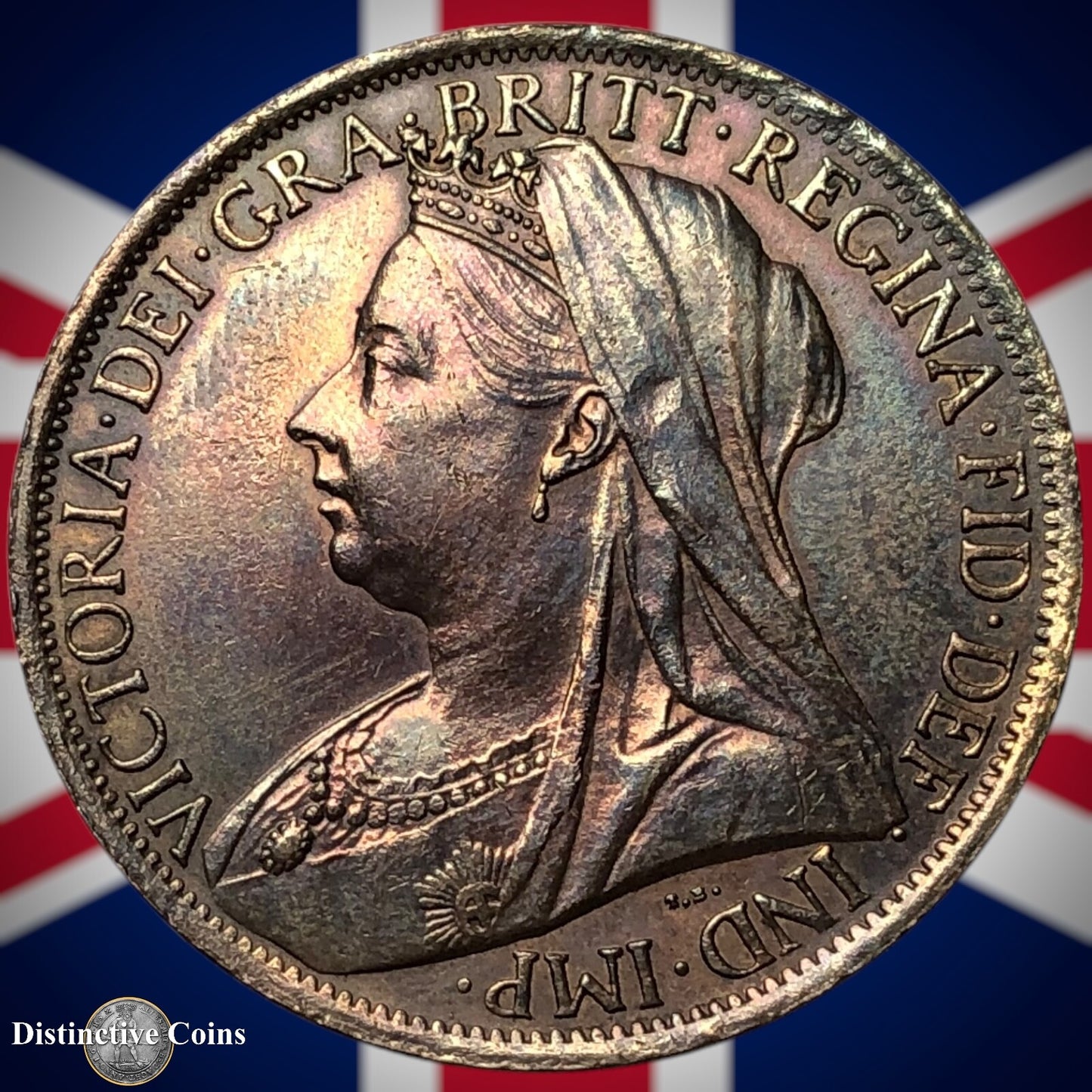 Great Britain 1901 Penny 1d GB6647