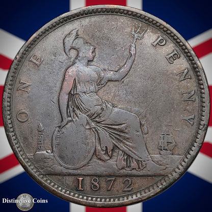 Great Britain 1872 Penny 1d GB6323