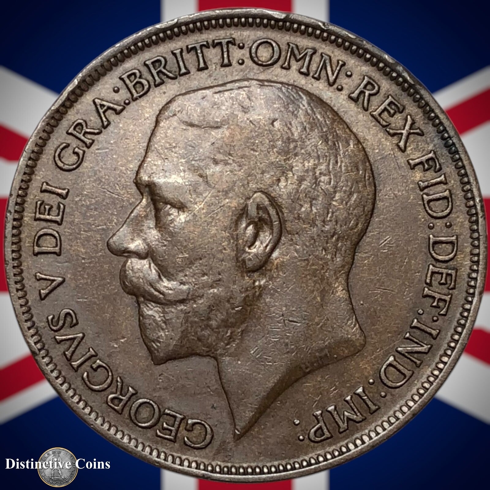 Great Britain 1916 Penny 1d GB6826