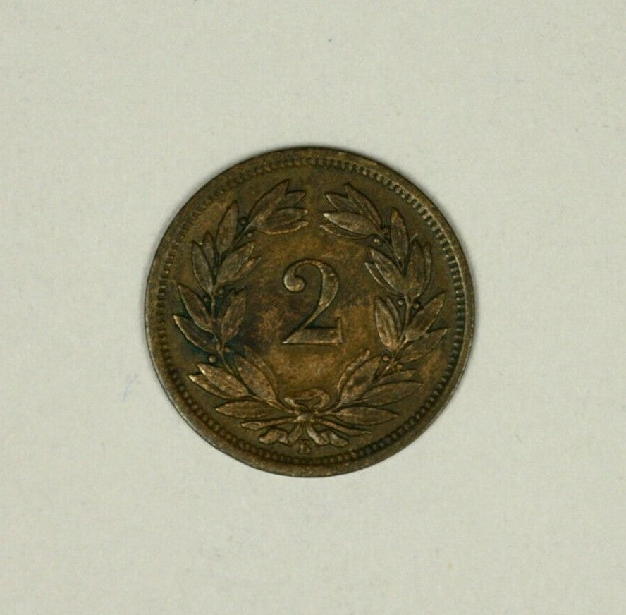 Switzerland 2 Rappen  XF   A930
