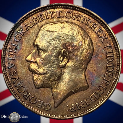 Great Britain 1925 Farthing 1/4d GB4827