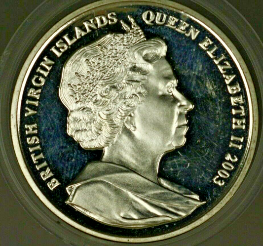 British Virgin Islands $10  2003 Olympic Games Proof  A1352