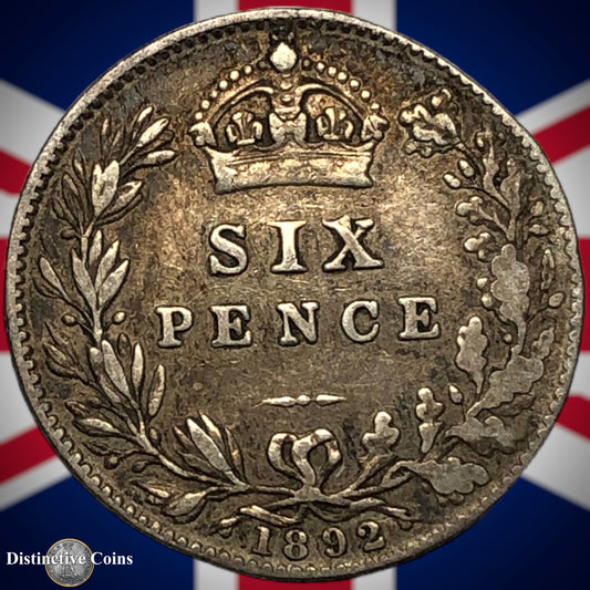 Great Britain 1892 Six Pence GB2768