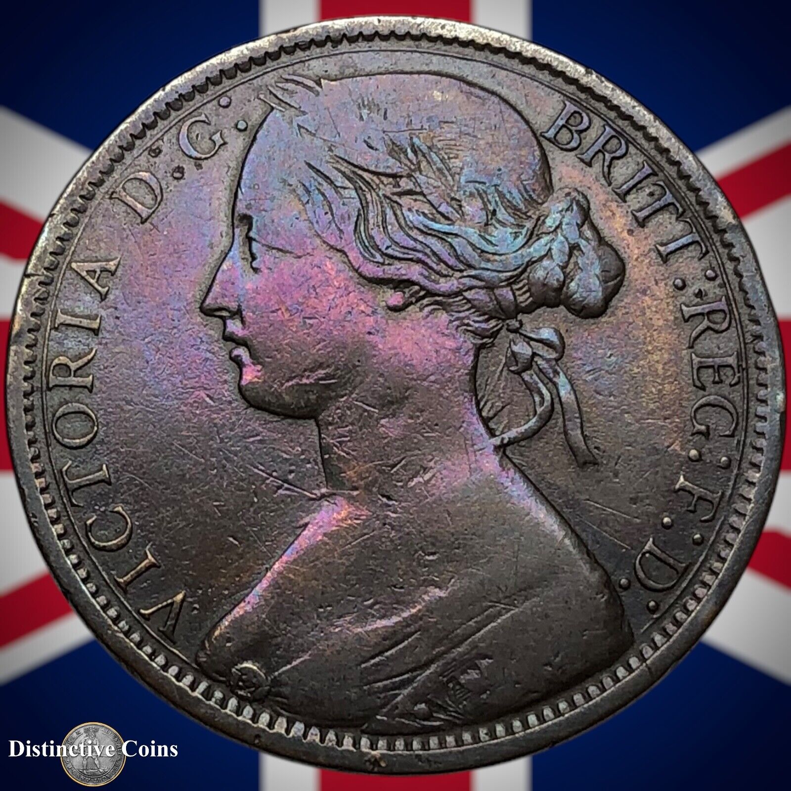 Great Britain 1867 Penny 1d GB6294