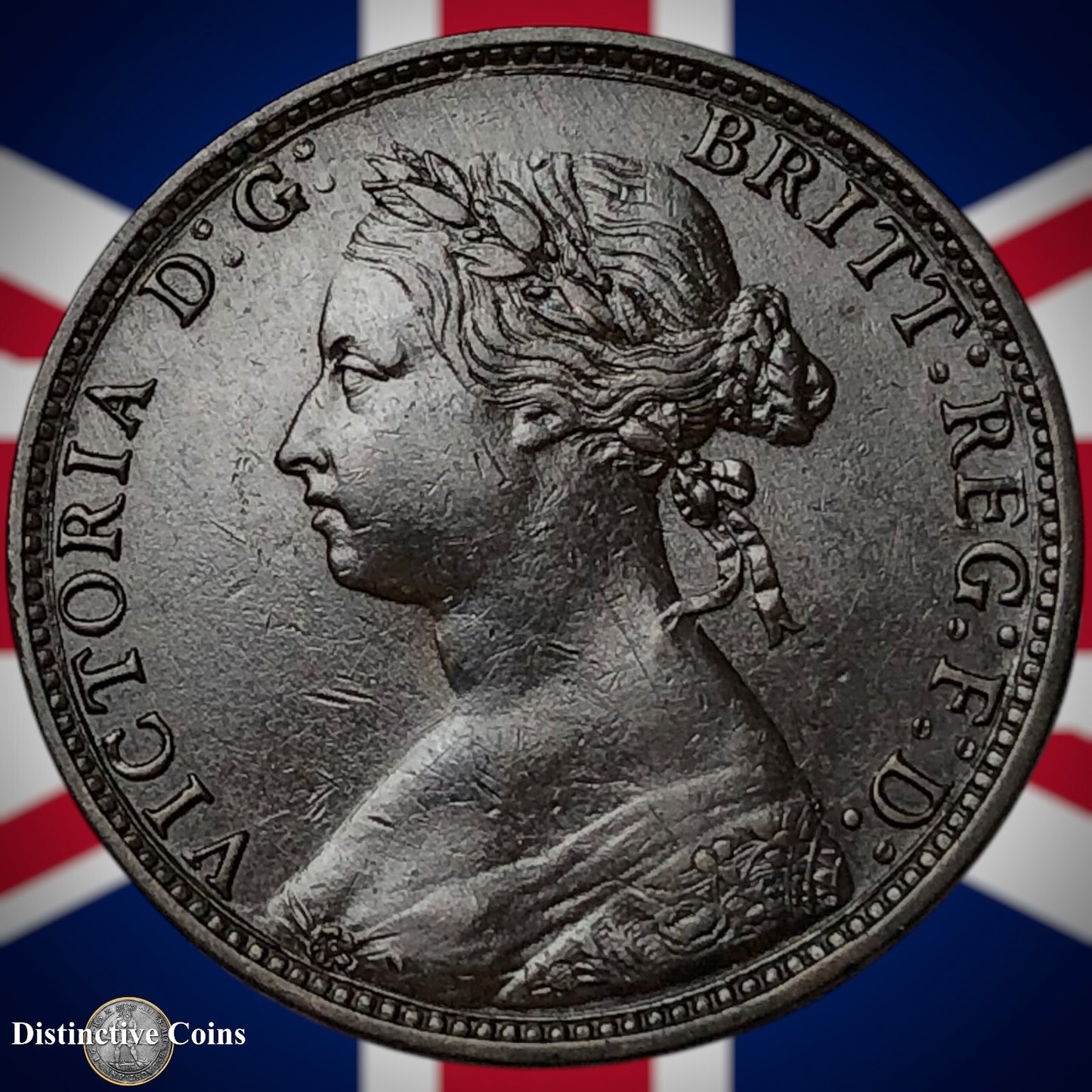 Great Britain 1875 Half Penny 1/2d GB5520