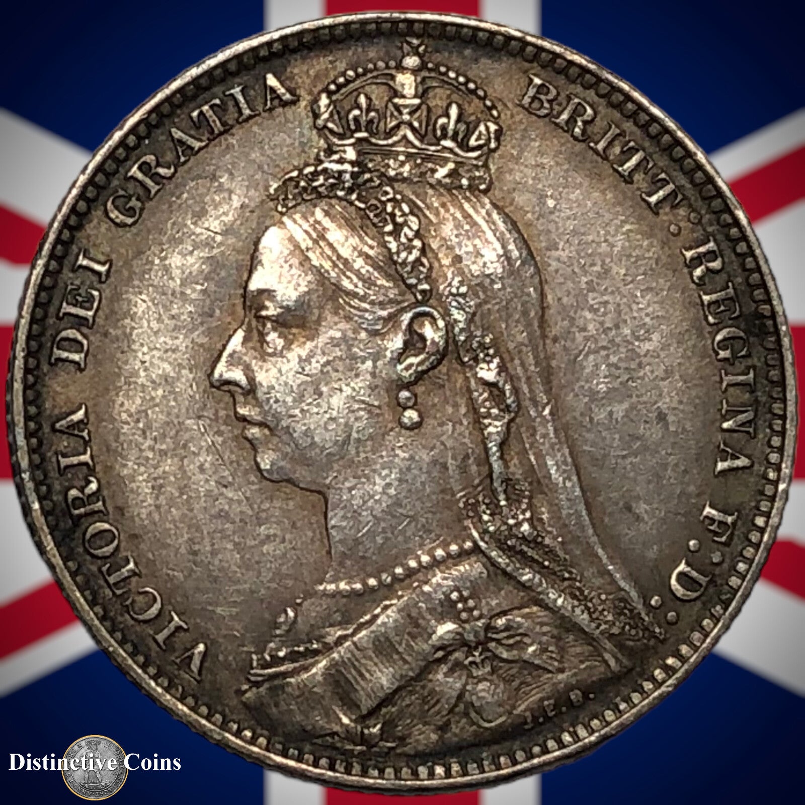 Great Britain 1892 British One Shilling GB0606