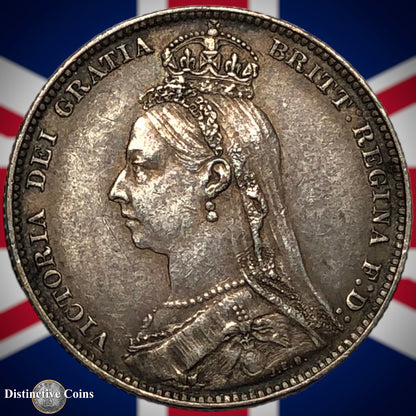 Great Britain 1892 British One Shilling GB0606