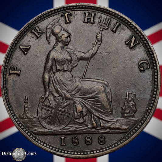 Great Britain 1888 Farthing 1/4d GB4259