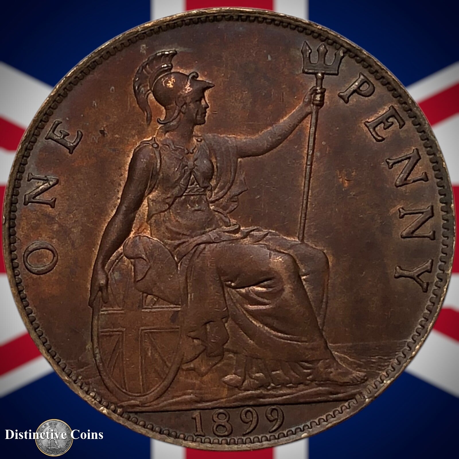 Great Britain 1899 Penny 1d GB6613