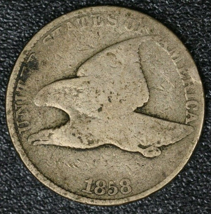 US 1858 Flying Eagle Penny  A2820