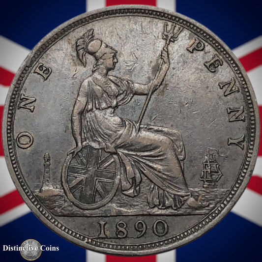 Great Britain 1890 Penny 1d GB6517