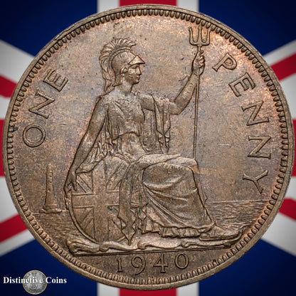 Great Britain 1940 Penny 1d GB7236