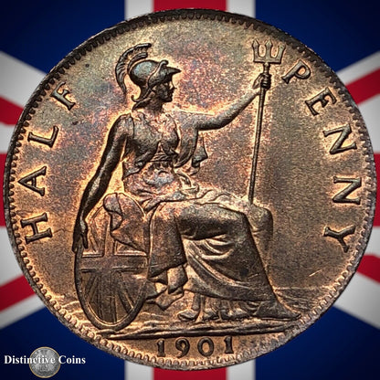 Great Britain 1901 Half Penny 1/2d GB5768