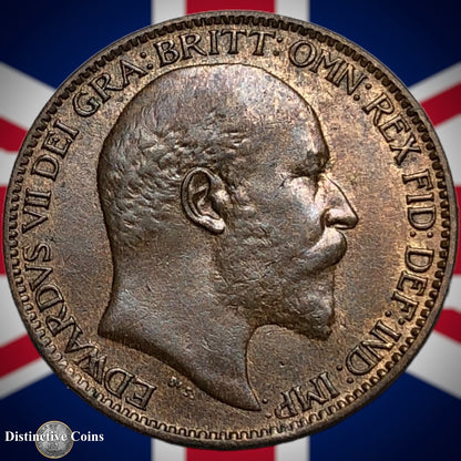 Great Britain 1909 Farthing 1/4d GB4629