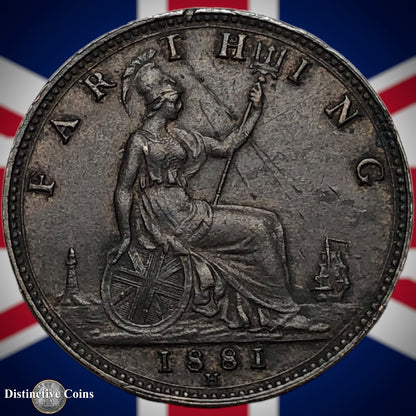 Great Britain 1881 H Farthing 1/4d GB3935