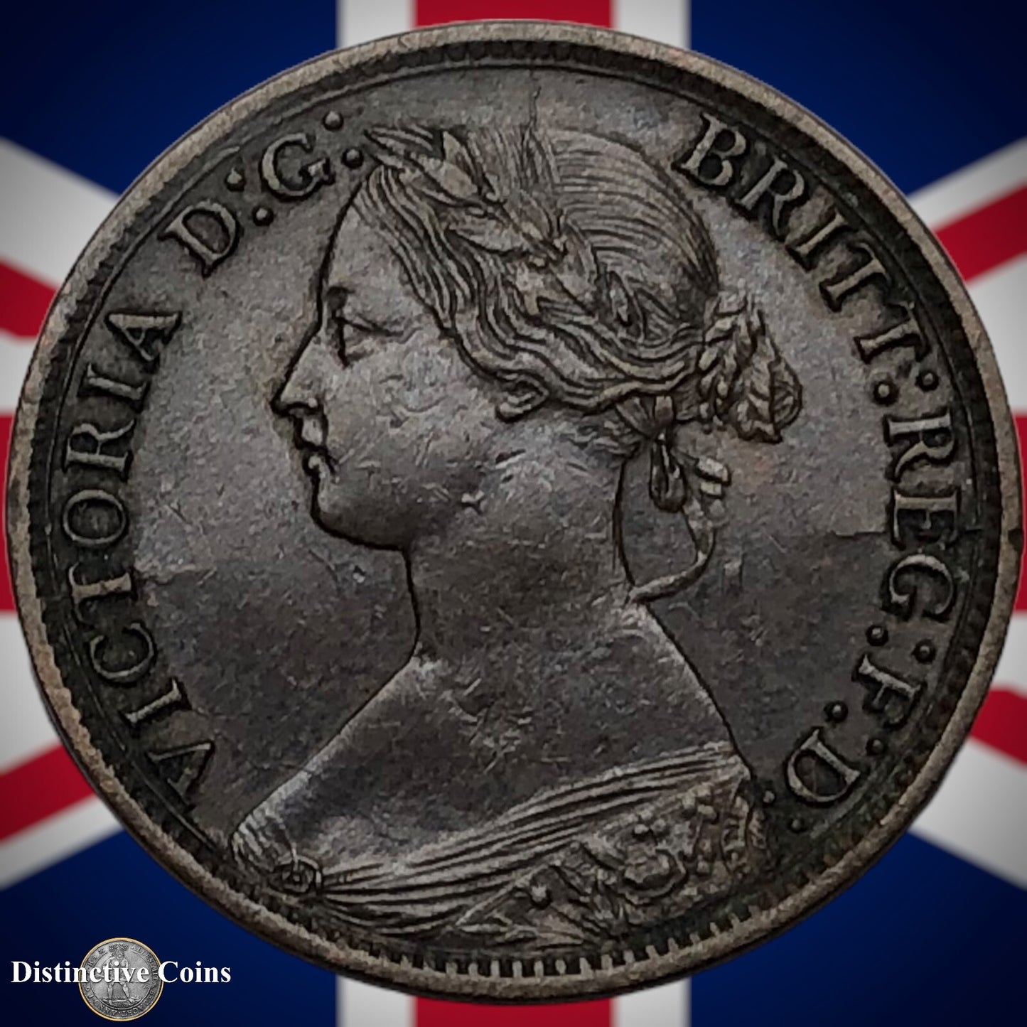 Great Britain 1866 Farthing 1/4d GB3575