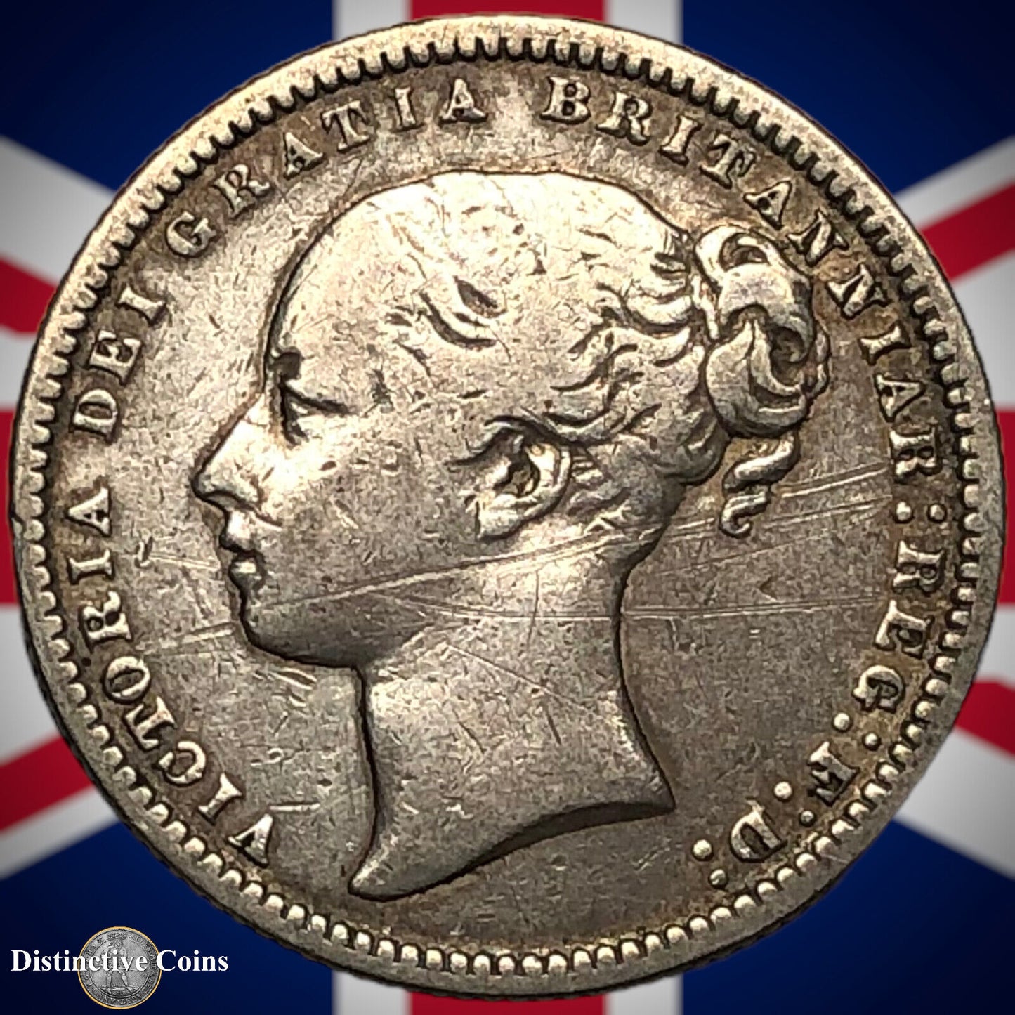 Great Britain 1874 British One Shilling GB0348