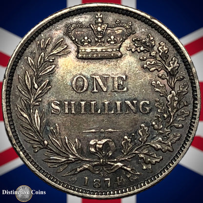 Great Britain 1874 British One Shilling GB0353