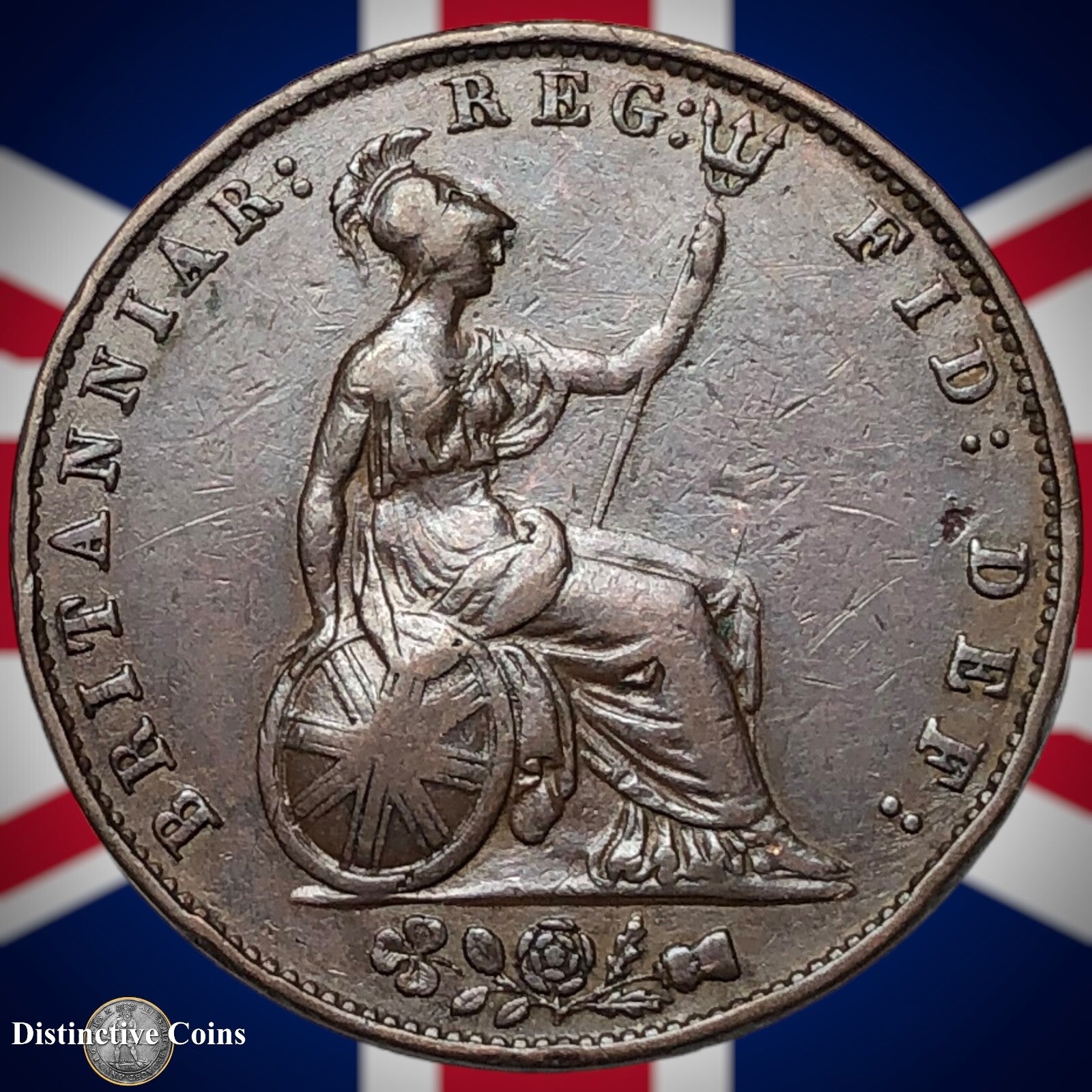 Great Britain 1857 Half Penny 1/2d GB5324